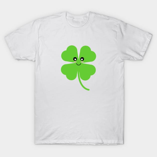 Cute Lucky Shamrock T-Shirt by Kelly Gigi